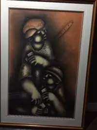 Item in Vancouver - Valuable David Mbele's African Painting