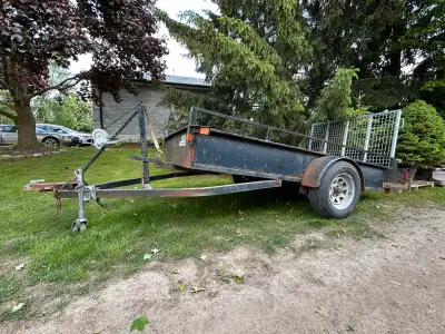 Load Rider 6x10 Utility/Landscape Dump Trailer. In Solid Shape, 3500lbs Tortion Axel. Galvanized Whe...