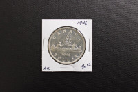 1946 Canada 1 Silver Dollar Coin