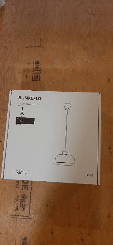 Ikea Lamp Bunkeflo 104.883.97 (new, unopened) White/Birch colour in Indoor Lighting & Fans in Stratford - Image 3