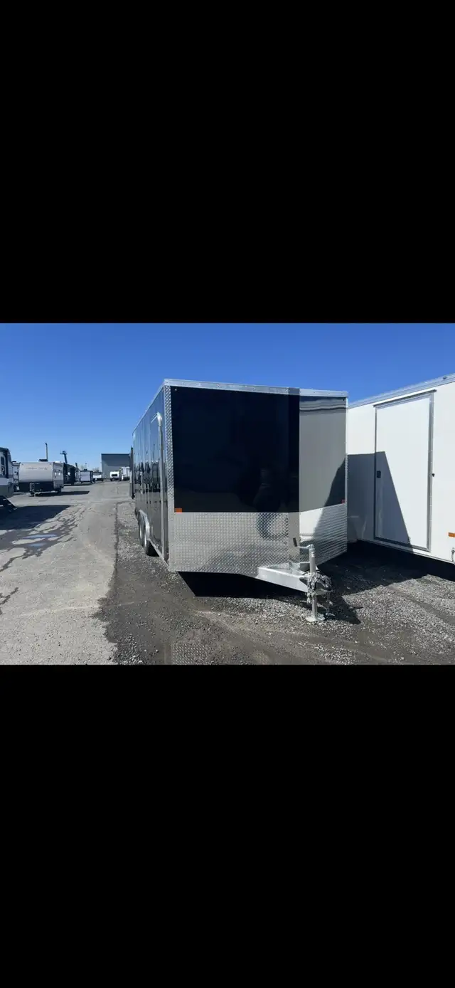 remorque fermé  8,5 x 16 en aluminium in Cargo & Utility Trailers in Victoriaville - Image 4