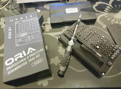 Precision Screwdriver Set ORIA 106 Bits Tools CRV Steel 9 types, View more