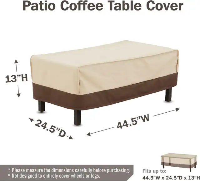 LORIANO Patio Furniture Covers 3PC Chair Loveseat Table SUPERB in Patio & Garden Furniture in Chatham-Kent - Image 4