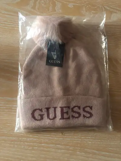 GUESS Knit Beanie with Pom-Pom – New, View more
