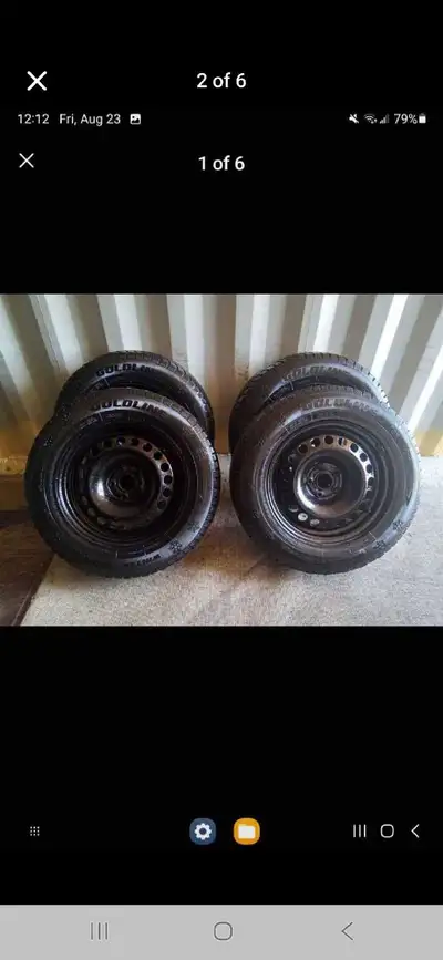 Set of 4 GOLDLINE winter tires rims (215 70 16) pattern (5×105) CHEVROLET TRAX + ENCORE