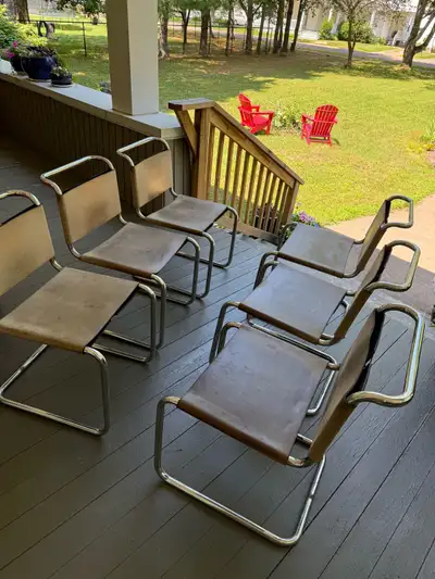 vintage bahaus b33 chairs (6), View more