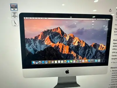 Selling my used Apple iMac, a sleek all-in-one desktop computer with a vibrant display. This model f...