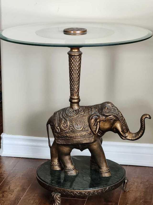 Beautiful elephant side table in Other Tables in Bedford