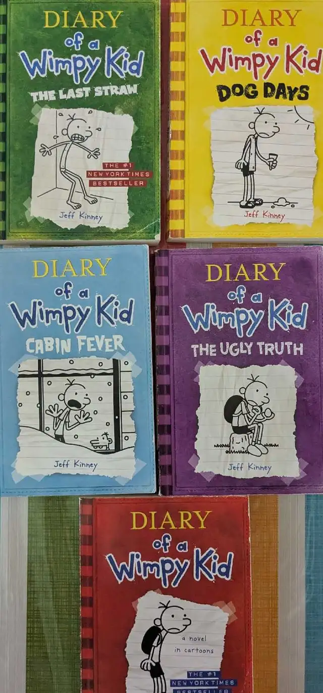 Jeff Kinney Diary of a Wimpy Kid Book Set in Children & Young Adult in Gatineau - Image 3