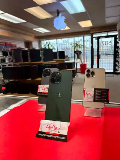 APPLE IPHONE 13 PRO MAX Stockage : 128 Go Écran : 6,7" Super Retina XDR avec ProMotion (120 Hz) Proc...