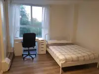 June 9 - Furnished room in condo with private balcony at subway