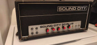 Sound City 50 plus Vintage guitar tube amplifier 