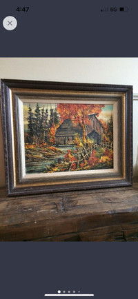 Canadian Artist Fred Mancuso Oil Painting