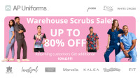 SCRUBS WAREHOUSE SALE - Up to 30-80% OFF (Peterborough,ON)