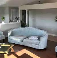Beautiful designer couch- additional cushions included 