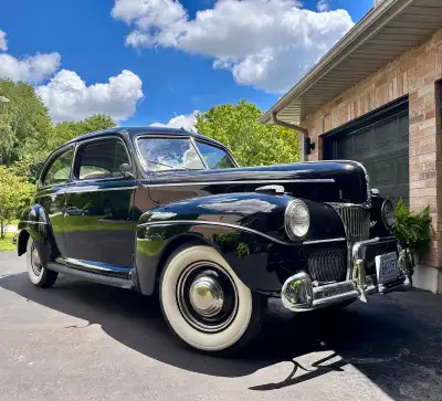 Very clean 1941 Ford Super .Deluxe. 221 flat head V8. Manual transmission 3 on the tree. Runs & driv...
