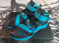 On Sale! Brand New Nike LeBron Zoom Soldier 9 Blue Lagoon