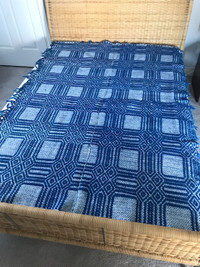 Warm Blue Throw / Blanket - Home Decor
