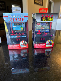 Bass Dudes and Karate Champ My Arcade machines bnib