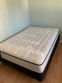 Double Bed - Mattress Box Spring and Bed Frame