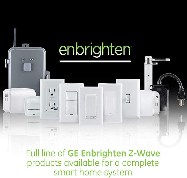 Smart Dimmer Switch GE Enbrighten Z-Wave Plus 1000W in General Electronics in City of Halifax - Image 2