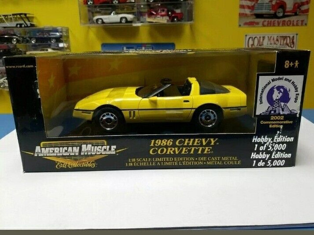 1:18 1986 CORVETTE BY AMERICAN MUSCLE in Toys & Games in City of Toronto