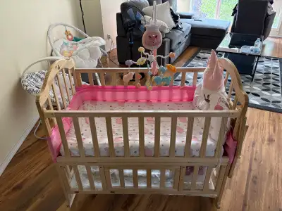  Mini Crib - Baby girl , View more