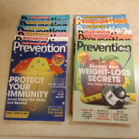 Prevention Magazines 2021, 2022, 2023.