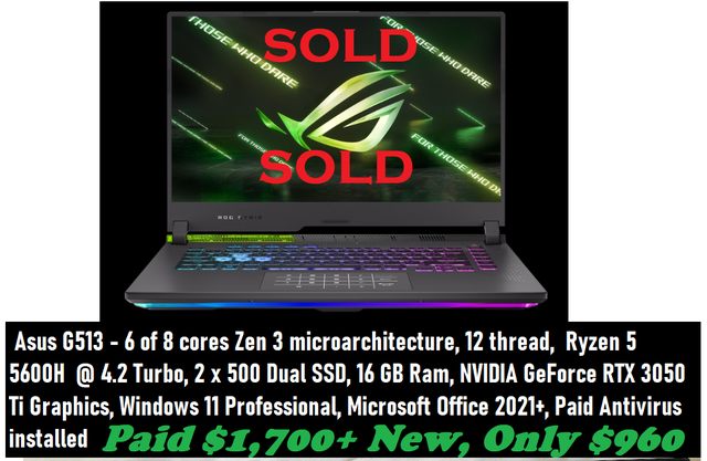 2 Gaming computers, 1 gaming Laptop (GTX 1650) in Desktop Computers in Winnipeg - Image 5