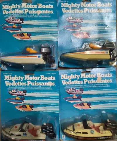 $35 Set of four Tomy Mighty Motor Boats Still in original packaging , unopened Pick up in Bridgewate...