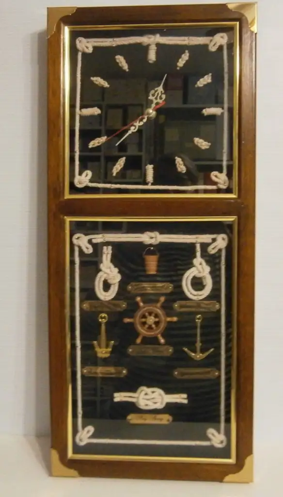 Large decorative, Nautical Design Clock, solid wood in Arts & Collectibles in Mississauga / Peel Region - Image 2