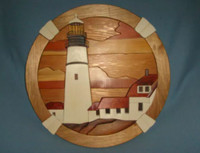 Intarsia Artwork - Lighthouse
