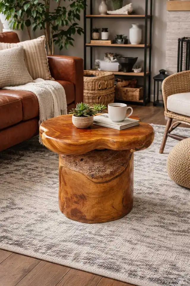 Wood Coffe Table/Side Table✨️65585441670913124