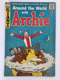 Archie Giant Series #29, 35 & 141 Around the World with Archie