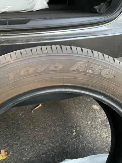 Toyo A36 All Season Tires X 4 Tires are not on rims Only driven 3000 kilometers $700.00 firm (non ne...