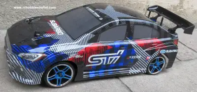 NEW 1/10 SCALE 4WD BRUSHLESS ELECTRIC RTR ROAD RACE RC CAR • Powerful HSP Brushless Motor • 7.4v 350...