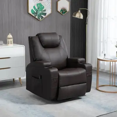 Massage Recliner Chair for Living Room with 8 Vibration Points, , View more