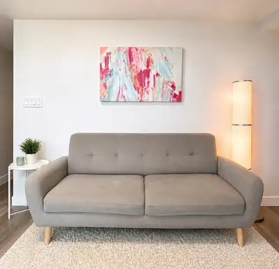 Modern Grey Structube Fany 3-Seater Sofa – Good Condition, View more