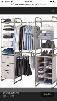Closet organizer