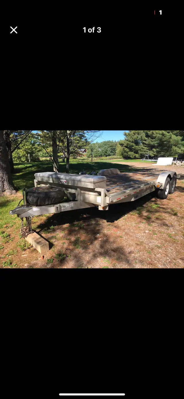 20’ Aluminium car Hauler in Cargo & Utility Trailers in Renfrew - Image 2