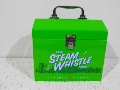 Mancave Collectibles - Steam Whistle Metal Lunchbox - NEW, View more