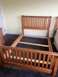 Bed frame for sale - solid pine