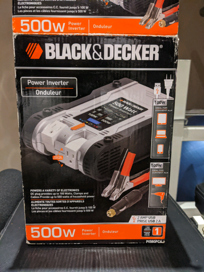 500 Watt power inverter like new, View more