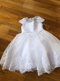Kids White Dress size 7