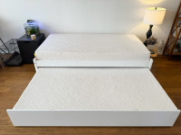 Twin Trundle Bed with Mattresses Included