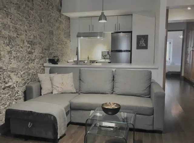 4 1/2 Furnished Apartment, All Utilities Included + Parking + Air Conditioning + WiFi, VxQc Champlain