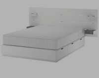 IKEA bed - Nordli - King- with mattress- $750 (Endy)