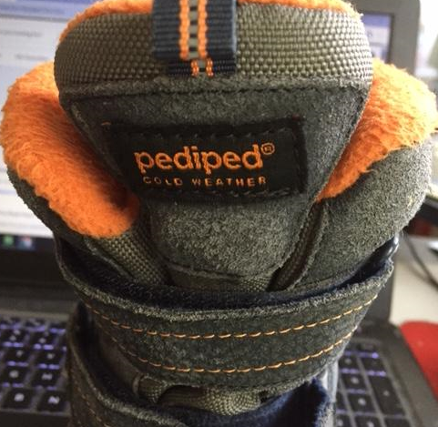Pediped Flex Boys Size 33 /1.5-2 Boots Grey Suede Waterproof in Kids & Youth in Markham / York Region - Image 9