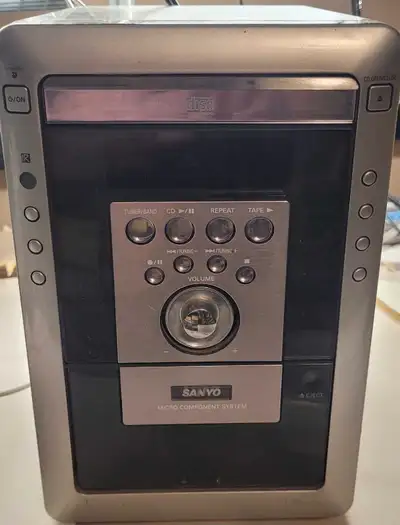 Sanyo tape deck and cd player, View more
