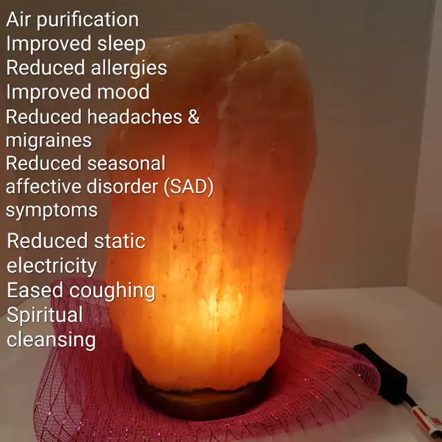 Beautiful Large Salt Lamp - $55 - Pick up in Orleans ON  in Indoor Lighting & Fans in Ottawa - Image 4